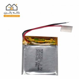باتری لیتیوم پلیمر3.7ولت230میلی آمپر(352830)