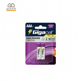 باتری نیم قلمی معمولی 2 عددی مکس پاورکارتی گیگاسل Gigacell