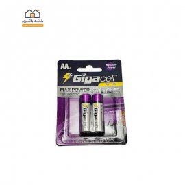 باتری  قلمی معمولی مکس پاور 2 عددی کارتی گیگاسل Gigacell