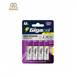 باتری قلمی معمولی4 عددی مکس پاور کارتی گیگاسل Gigacell