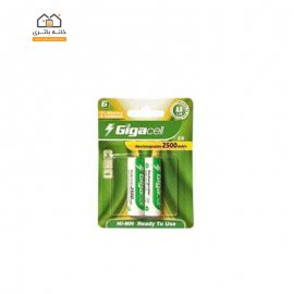 باتری  قلمی شارژی 2500میلی آمپر گیگاسل Gigacell