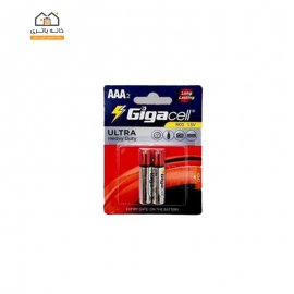 باتری نیم قلمی معمولی 2 عددی اولترا کارتی گیگاسل Gigacell