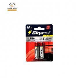 باتری  قلمی معمولی 2 عددی اولترا کارتی گیگاسل Gigacell