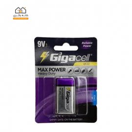 باتری کتابی 9 ولت معمولی  کارتی  مکس پاور گیگاسل Gigacell