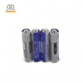 باتری نیم قلمی  معمولی شیرینگ 4 عددی موتوما MOTOMA