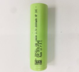 باتری لیتیوم 18650 شارژی 3.7 ولت 2000  میلی آمپر 10c جی اس پی سل Jspcell