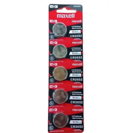 باتری سکه ای 2032 پک 5 عددی اصلی مکسل Maxell