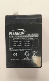 باتری سیلد اسید 6 ولت 4.5 آمپر پلاتینیوم Platinum