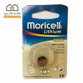 باطری سکه ای 3 ولتCR1216 موریسل تکی