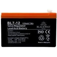 باتری سیلد اسید 12 ولت 7 آمپر ساعت بلک وی  BIACK WAY