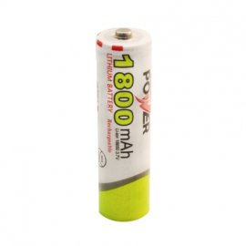 باتری لیتیوم 18650 شارژی 3.7 ولت 1800 میلی آمپر نوکدار اولترا پاور Ultra power