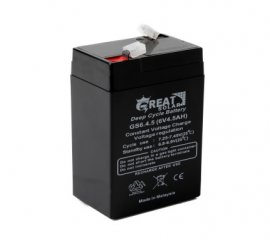 باتری سیلد اسید 6 ولت 4.5 آمپر گریت سولار Great solar