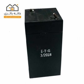 باتری اسپیکر شارژی ETG 6 ولت 900 میلی آمپر ساعت