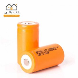 باتری بزرگ سایز D شارژی 1.2 ولت 3000 میلی آمپر موریسل