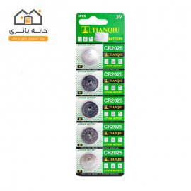 باتری سکه ای تیانکیو 2025 لیتیوم 5 عددی