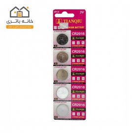باتری سکه ای 2016 تیانکیو لیتیوم 5 عددی