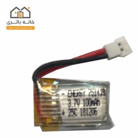باتری لیتیوم پلیمر 3.7 ولت 100 میلی آمپر ساعت انرژی (751419) 25C