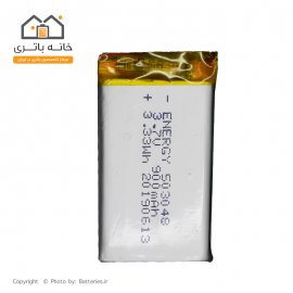 باتری لیتیوم پلیمر 3.7 ولت 900 میلی آمپر ساعت انرژی (503048)