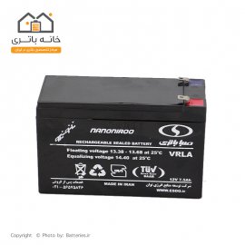 باتری 12 ولت 7.5 آمپر صبا باتری Saba Battery