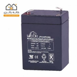 باتری سیلد اسید 6 ولت 2.8 آمپر لئوچ
