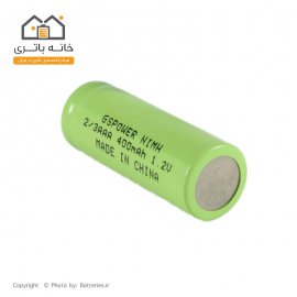 باتری شارژی 400 میلی آمپر GS Power سایز 2/3AAA