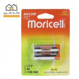باتری قلمی شارژی 1100 میلی آمپر موریسل