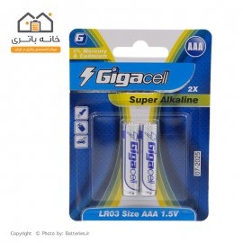 باتری نیم قلمی آلکالاین گیگاسل Gigacell