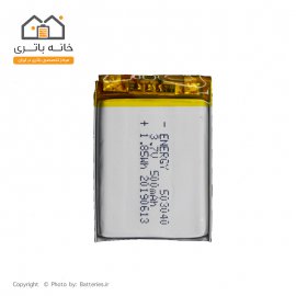 باتری لیتیوم پلیمر 3.7 ولت 500 میلی آمپر ساعت انرژی (503040) Energy