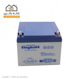 باتری سیلد اسید 12 ولت 28 آمپر  کینگ بت - kingbatt