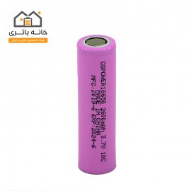 باتری لیتیوم آیون 2600 میلی آمپر شارژی 18650 مدل 10c جی اس پاور - GS Power