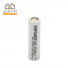 باتری 18650 لیتیوم آیون 3.7 ولت 2600 میلی آمپر شارژی مدل  5c جی اس پاور GS Power