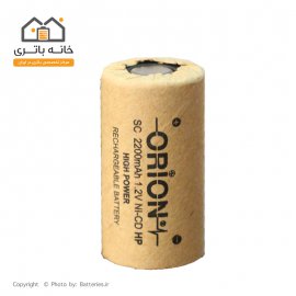 باتری SC ساب سی 1/2 ولت 2200 HP میلی آمپر اوریون ORION