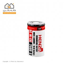 باتری SC ساب سی 1.2 ولت 2500 میلی آمپر هنزا HENZA