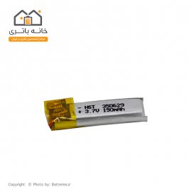 باتری لیتیوم پلیمر شارژی 3.7 ولت 150 میلی آمپر سایز 350629 مدل HST350629