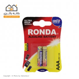 باتری نیم قلمی آلکالاین روندا ronda