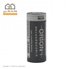 باتری شارژی اوریون 3200میلی آمپر Orion سایز 26650