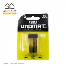 باتری 9 ولت کتابی آلکالاین یونومات unomat