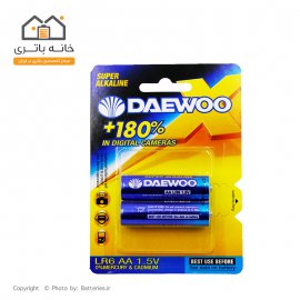 باتری قلمی آلکالاین دوو 2 عددیDAEWOO
