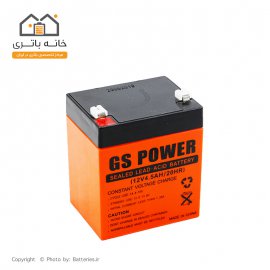 باتری سیلد اسید 12 ولت 4.5 آمپر جی اس پاور