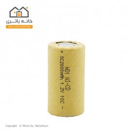 باتری شارژی SC ساب سی 1.2 ولت 2000 میلی آمپر  10C