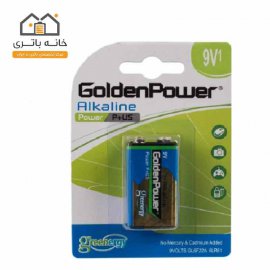 باتری آلکالاین کتابی 9 ولت گلدن پاور