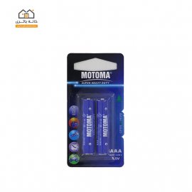 باتری نیم قلمی معمولی موتوما motoma کارتی
